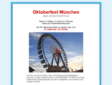 Tablet Screenshot of oktoberfest2014.de